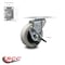 Service Caster 3 Inch Thermoplastic Rubber Wheel Top Plate Swivel Caster with Brake SCC SCC-05S310-TPRS-SLB-TP2 - alternate 2